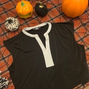 Liz CLaiborne  black tunic